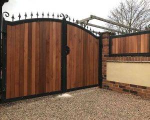 Timber And Steel Gate